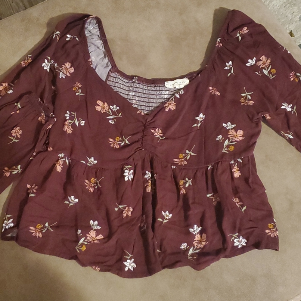 Crop, blouse